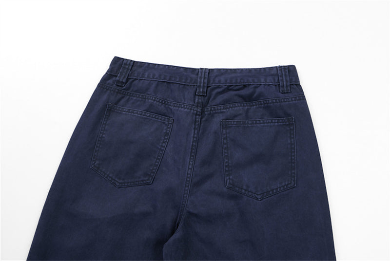 Baggy Cargo Pants for Men – Wide Leg Pleated Straight-Cut Workwear Trousers