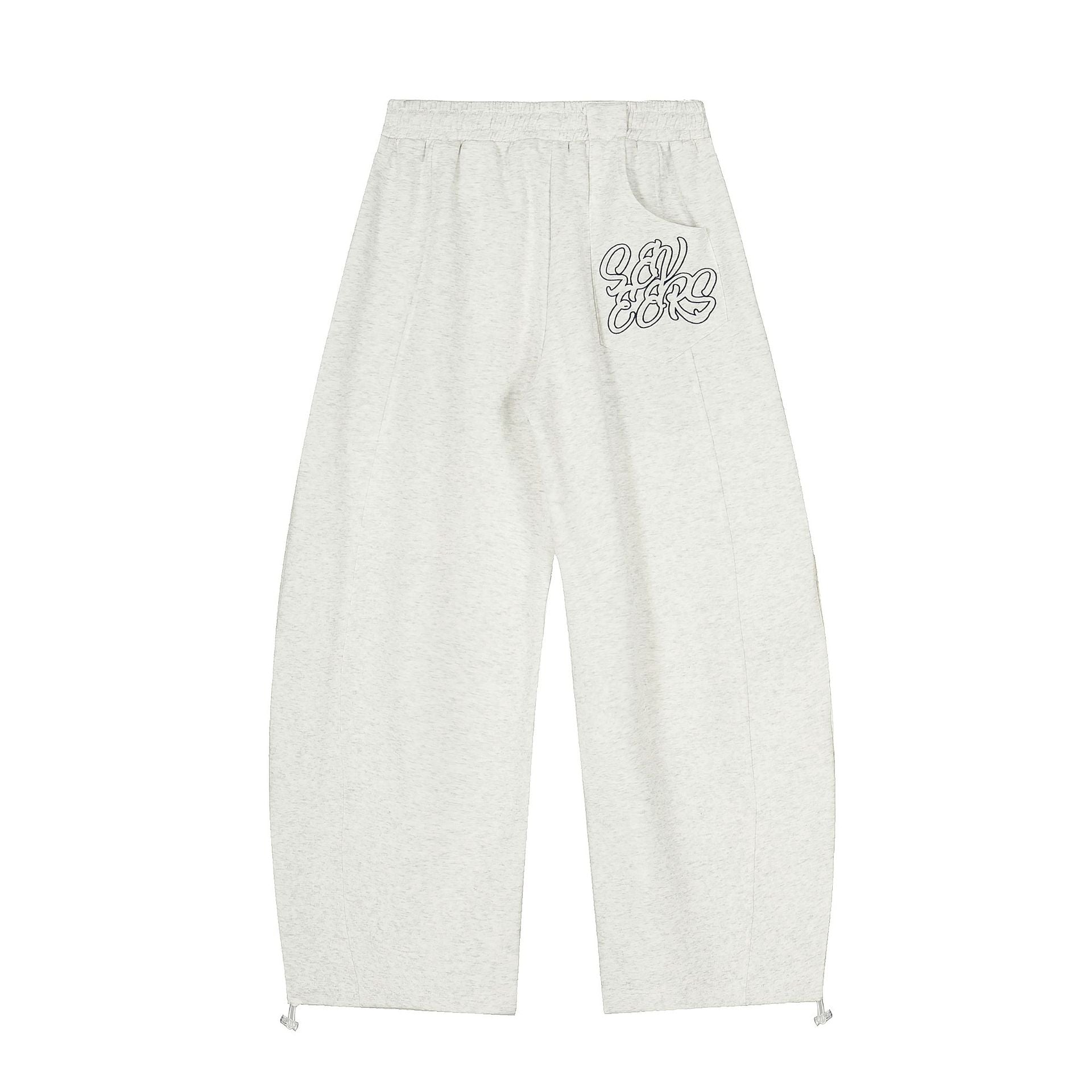 Wide-Leg Colorblock Sweatpants with Varsity 89 Badge