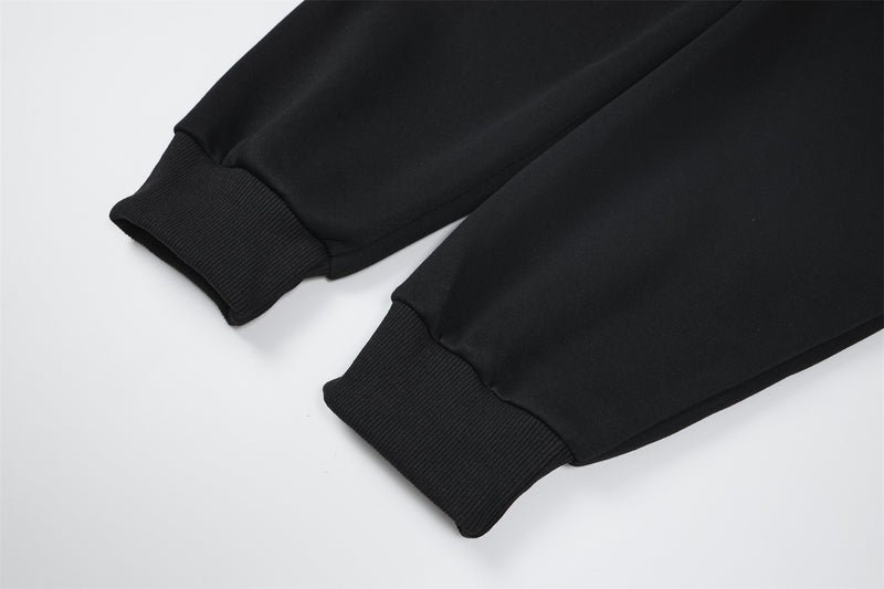 Sweat à capuche oversize à patch étoile et rayures contrastantes aux épaules