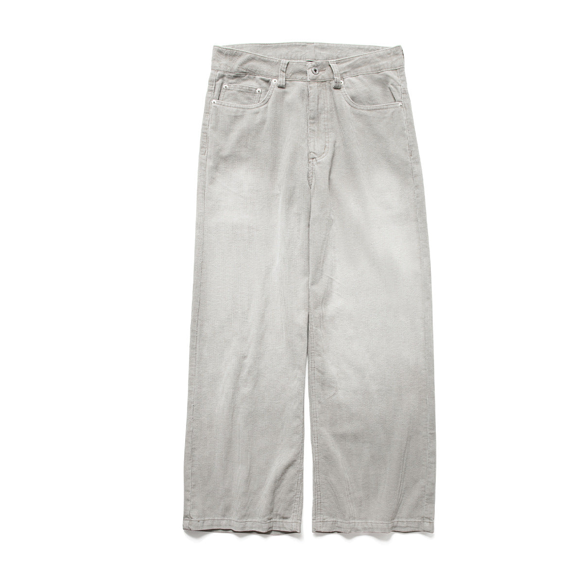 Baggy-Cordhose für Herren – Wide-Leg, gewaschen, Vintage, gerades Bein