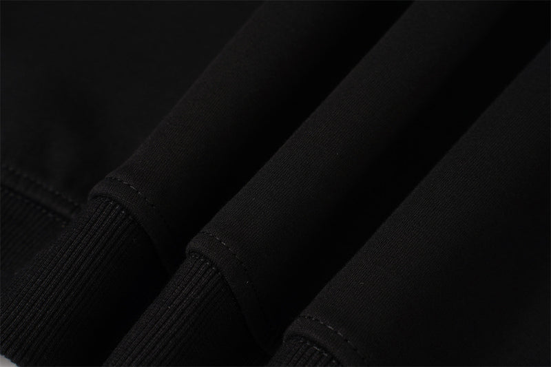 Sweat-shirt homme à col polo et bordure à carreaux | Coupe décontractée, manches longues