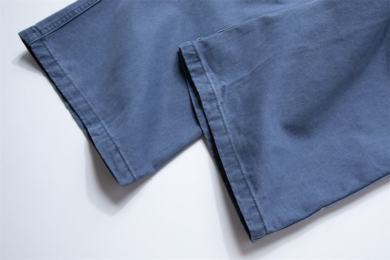 Cargo-Hose mit weitem Bein – Utility-Hose für Herren mit Kordelzug und doppelten Fronttaschen