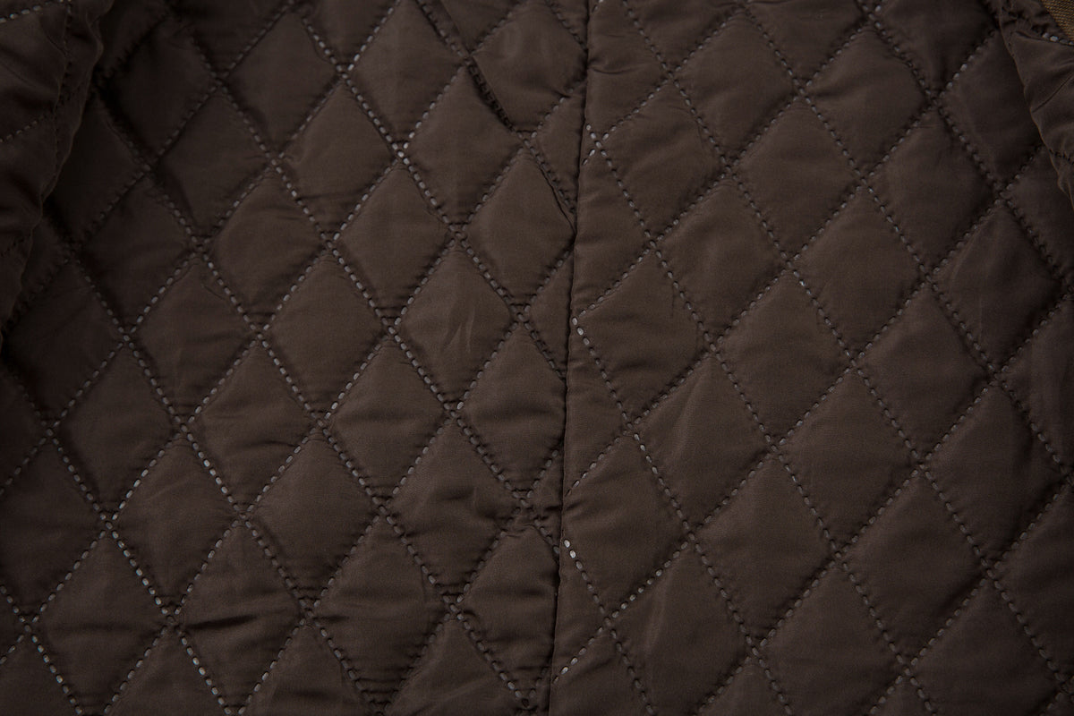 Sherpa Lined Denim Jacket with Fur Collar & Toggle Clasps