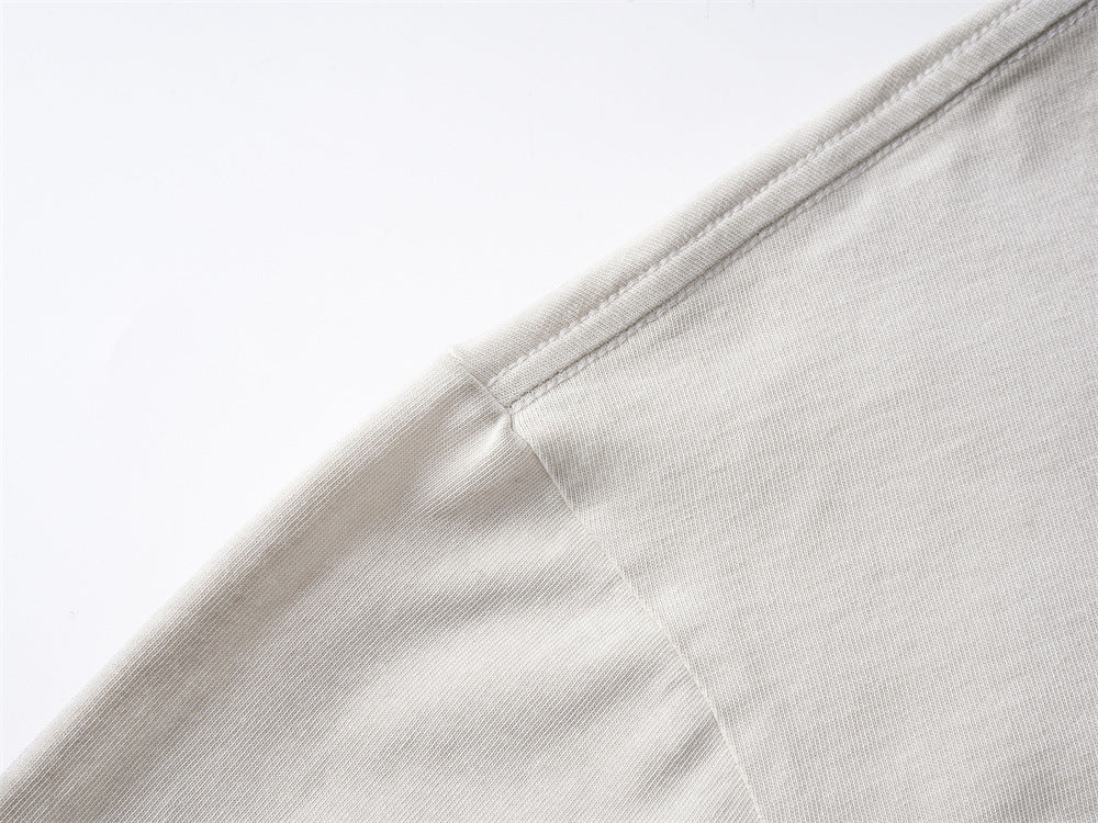 NTVG Acid Wash Long Sleeve Graphic T-Shirt – Distressed Logo Crew Neck