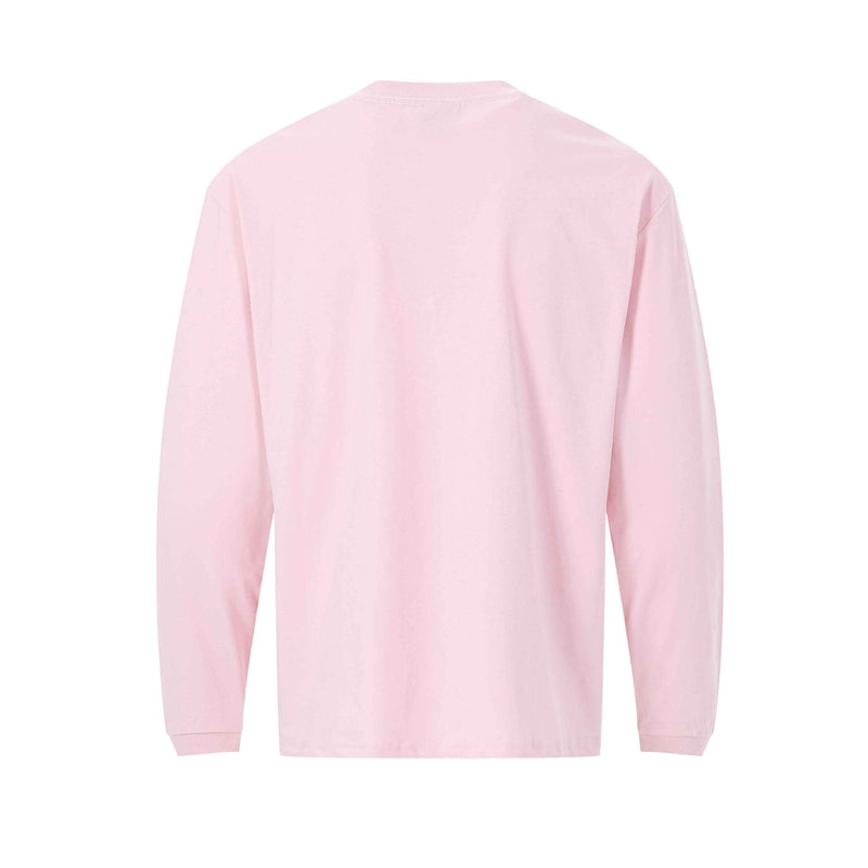 レオパード柄リップロゴ 長袖グラフィックTシャツ