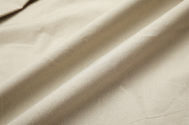 Wide-Leg Cargo Pants with Pleats and Large Side Pockets