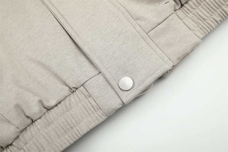 Pufferjacke mit Kunstfellbesatz und Lagenoptik – Übergroßer Wintermantel für Herren