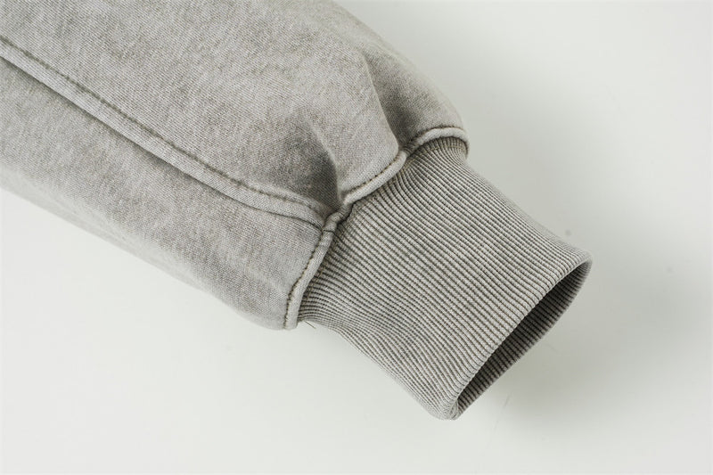 Veste à capuche homme – Bomber en denim délavé bicolore avec effet deux-pièces