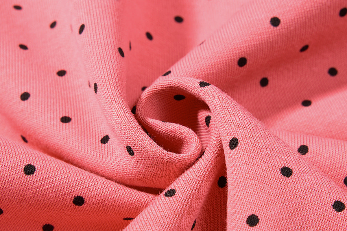 Sweat à capuche zippé anime – Sweat court à pois avec illustration d’ange