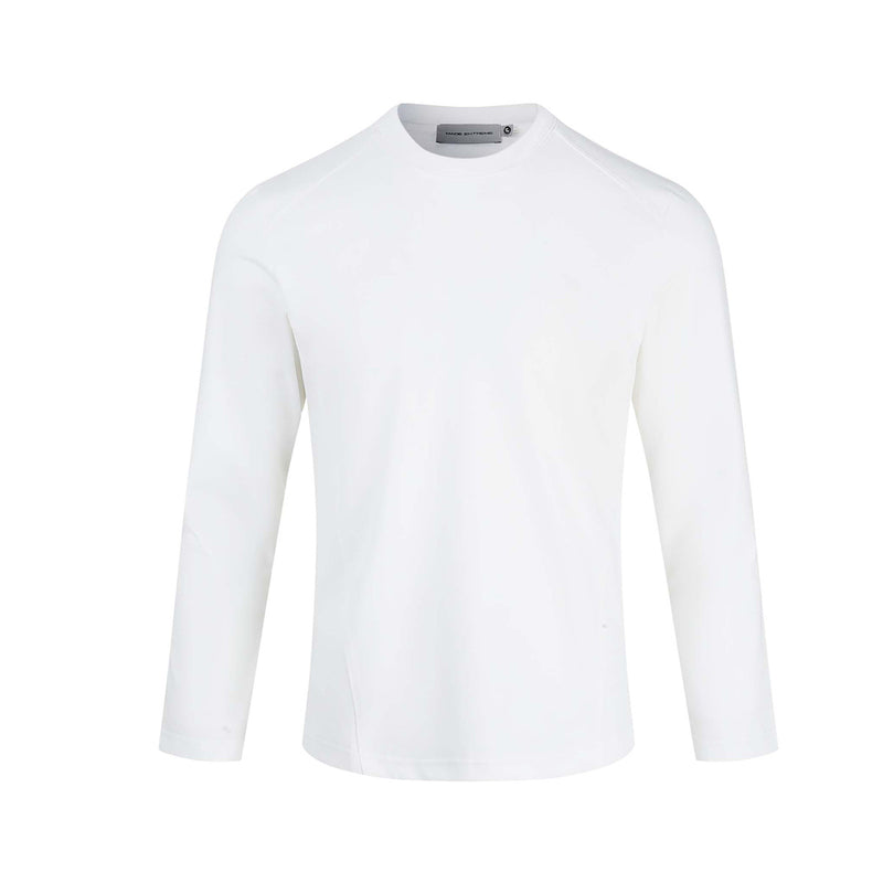 Men's Long Sleeve Crew Neck T-Shirt – Slim Fit Raglan Shoulder Tee
