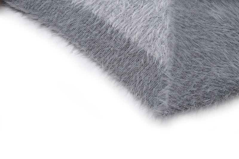 Sweat à capuche zippé en maille duveteuse – Motifs licorne et étoiles