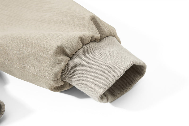 Blouson bomber à capuche – Coupe oversize zippée et tissu texturé