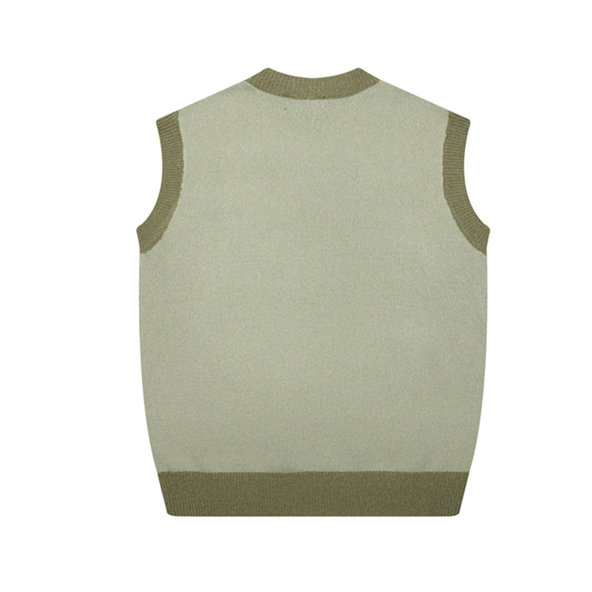 Floral Embroidery V-Neck Sweater Vest – Cottagecore Knit Sleeveless Top