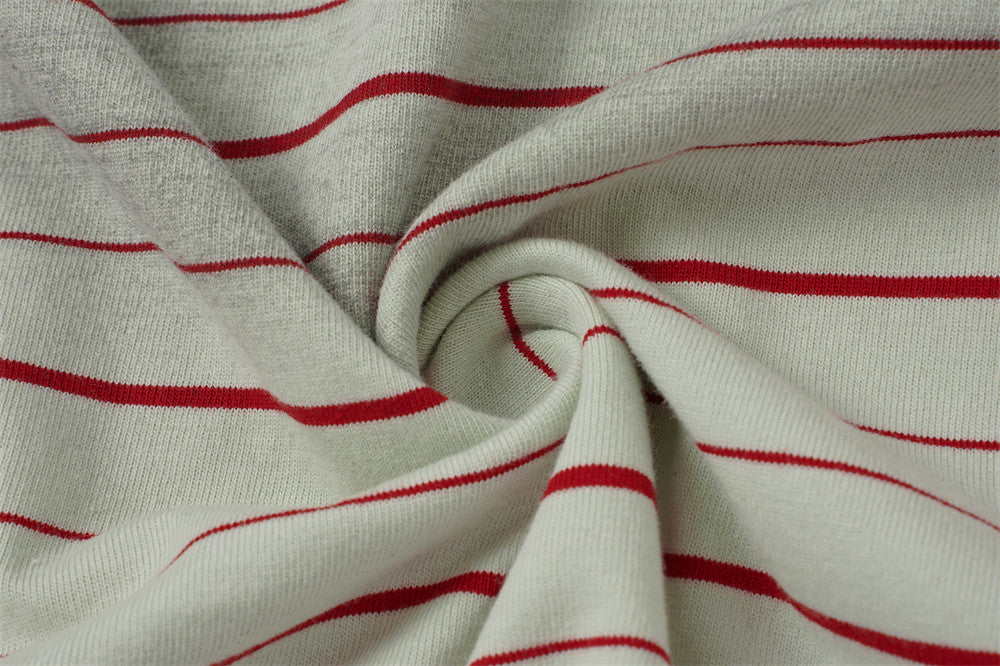 Distressed Stripe Patchwork Oversized T-Shirt | Washed Irregular Spliced Streetw