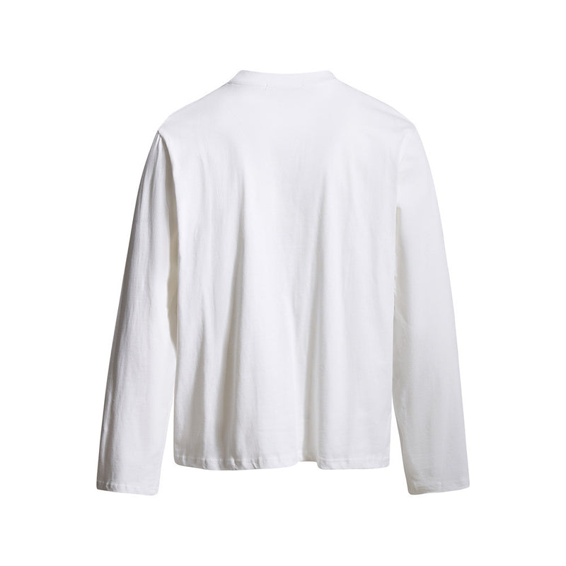Long Sleeve T-Shirt for Men – Valley Retro Varsity Graphic Crew Neck Tee