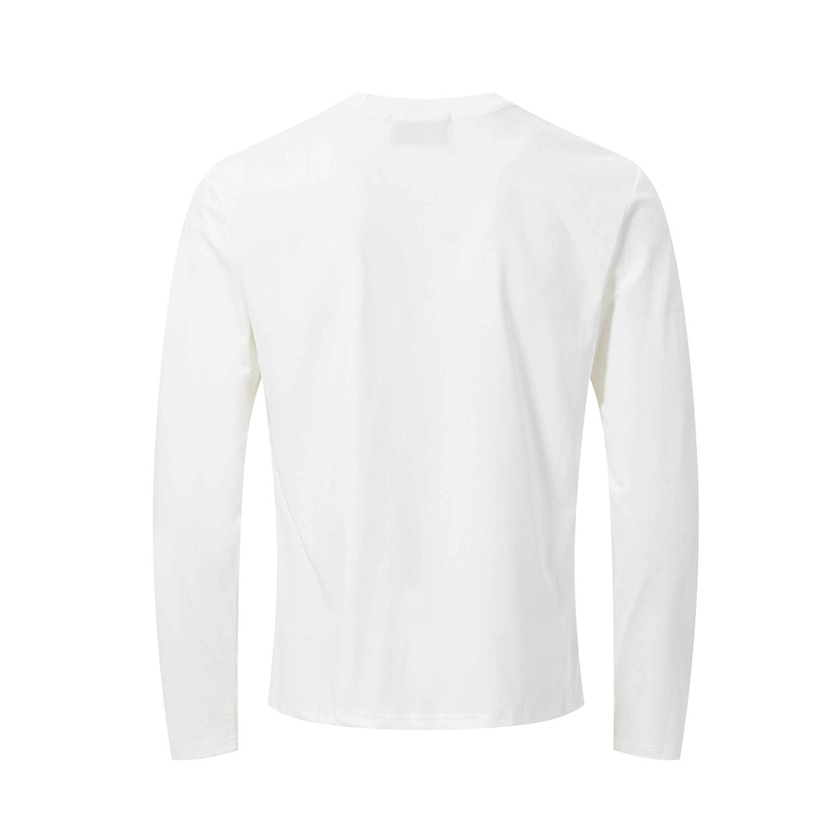 Langarm-Shirt mit Grafikprint und Rundhalsausschnitt – Woodlise-Club-Slogan