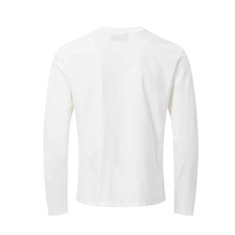 Langarm-Shirt mit Grafikprint und Rundhalsausschnitt – Woodlise-Club-Slogan
