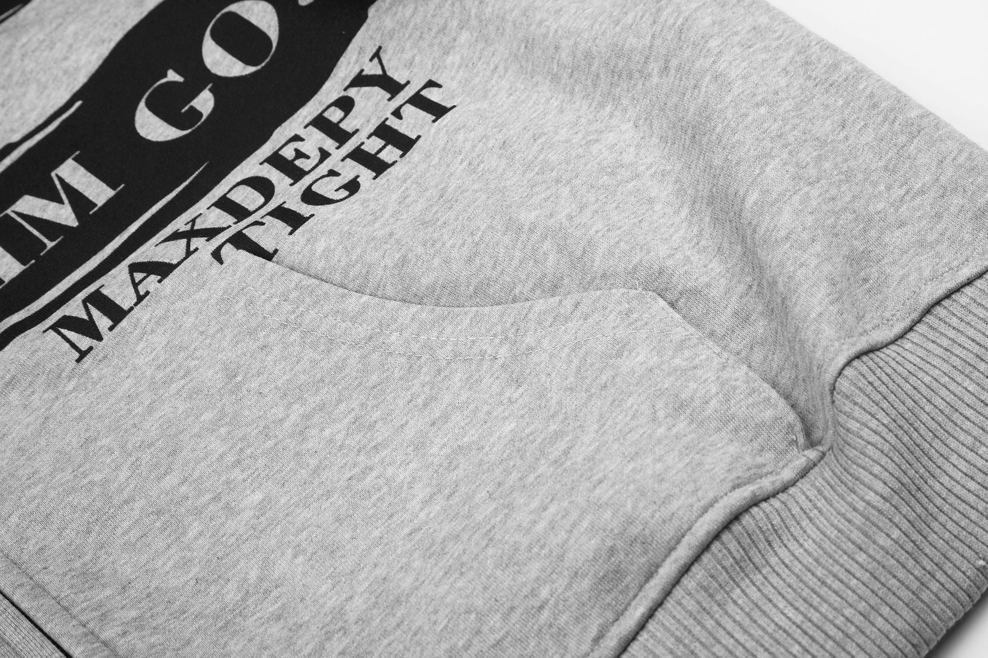 Hoodie zippé intégral avec sangles à boucles en similicuir punk et imprimé graphique