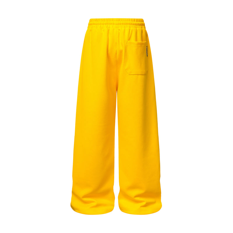 Pantalon de survêtement à jambes larges avec imprimé gothique « Welcome » et deux pistolets – Style streetwear hip-hop