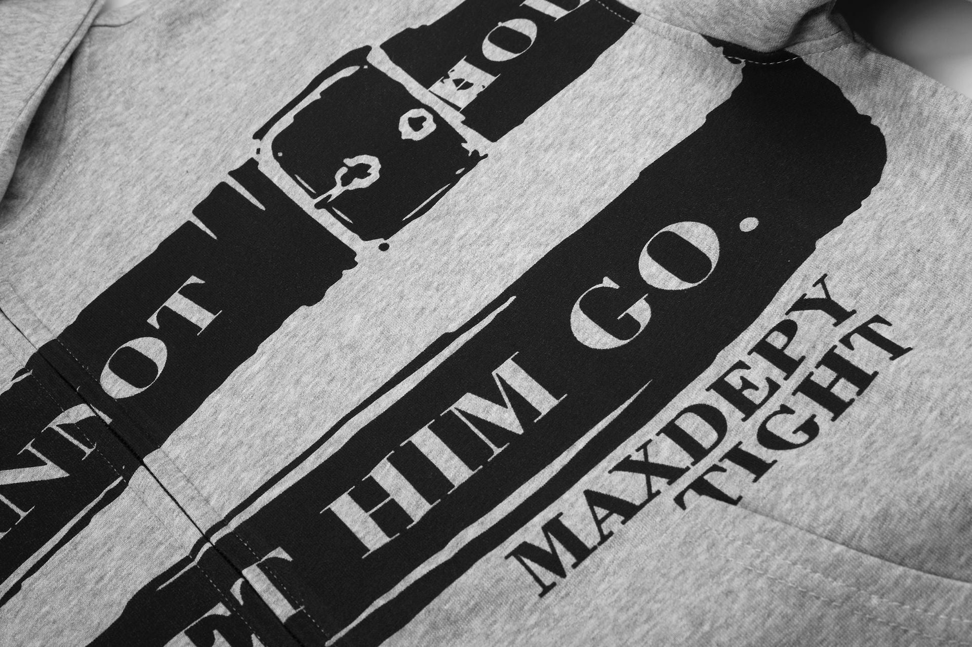 Hoodie zippé intégral avec sangles à boucles en similicuir punk et imprimé graphique