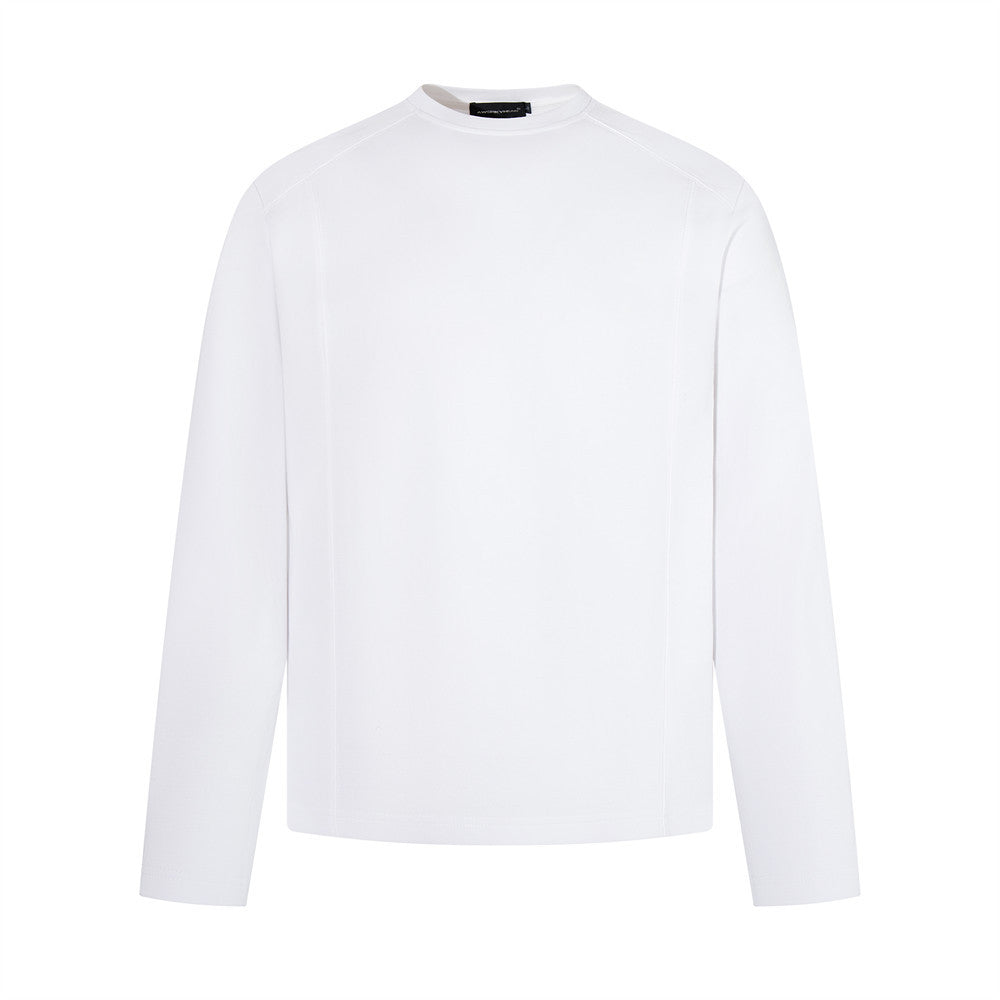 Men's Long Sleeve Crew Neck T-Shirt – Relaxed Fit