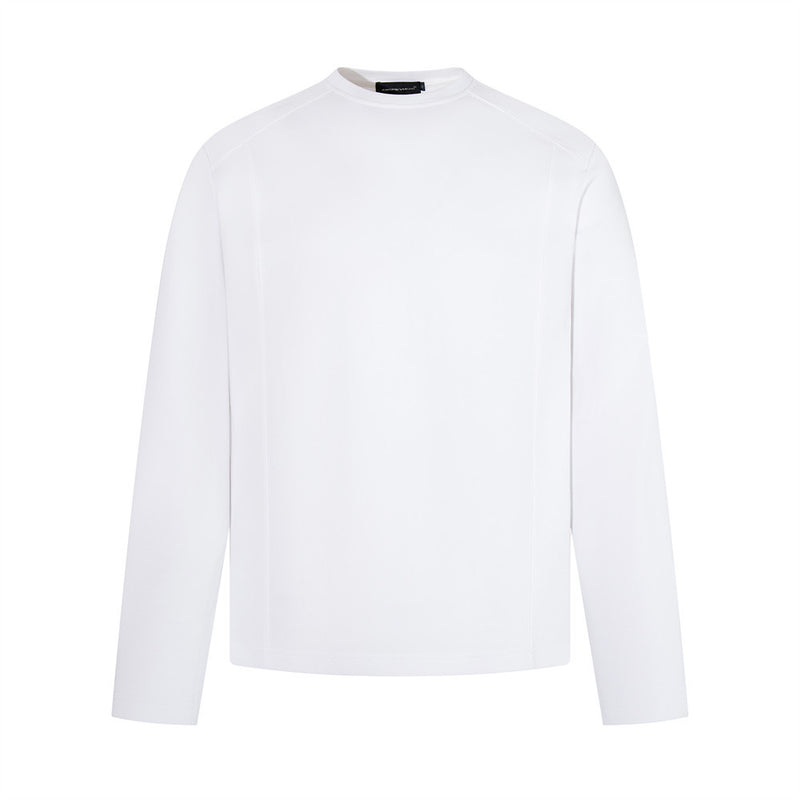 Men's Long Sleeve Crew Neck T-Shirt – Relaxed Fit