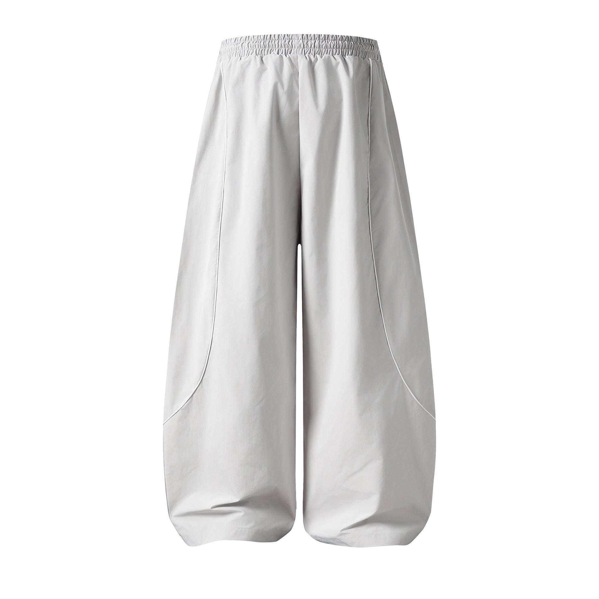 Herren-Trackpants mit kontrastierender Paspel und Colorblock-Seiteneinsätzen