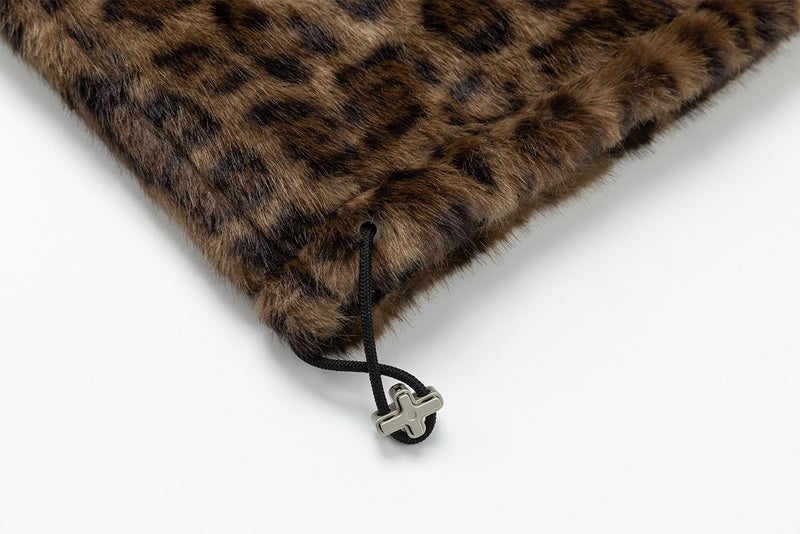 Reversible Leopard Print Faux Fur Hooded Jacket – Padded Streetwear Coat