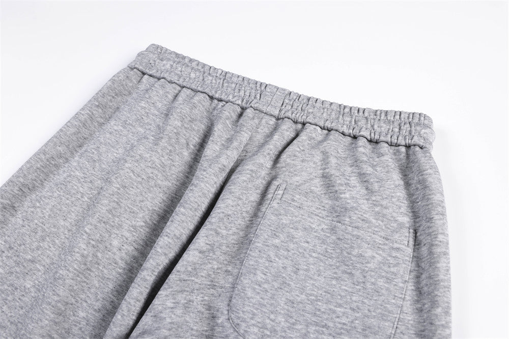 Wide-Leg Sweatpants with Cross Script Graphic Print