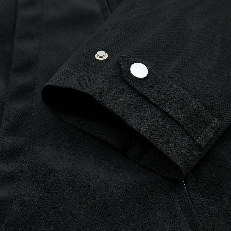 Jacke mit Stehkragen und Reißverschluss – Dekonstruierter Oversized-Schnitt