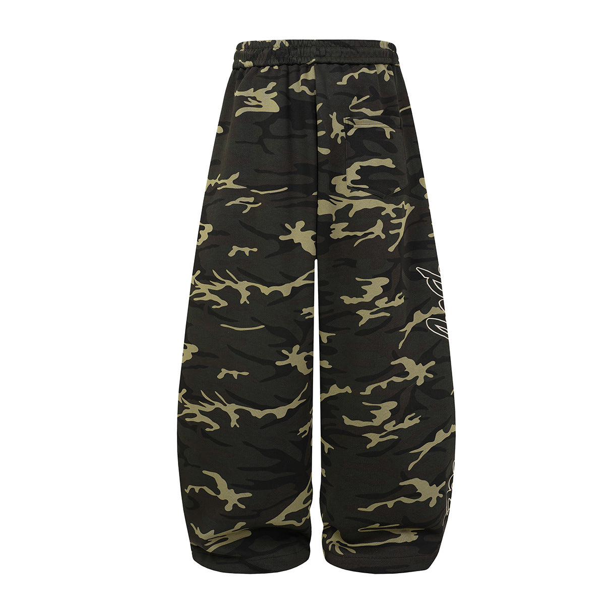 Zip-Hoodie mit Drachenemblem – Oversized Streetwear in Camo & Schwarz