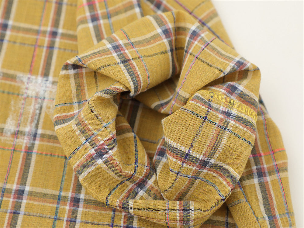 No Chains No Limits Plaid Short Sleeve Shirt – Relaxed Fit Button-Up