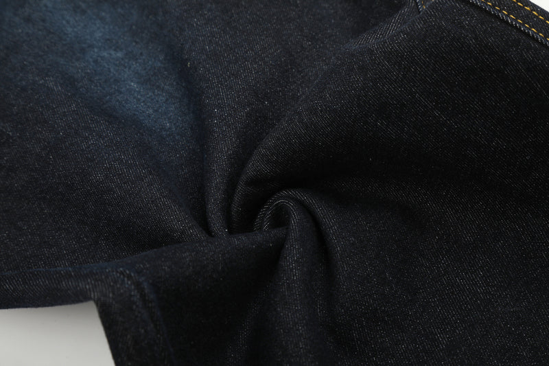 Jean baggy délavé clair – Denim à jambes larges avec imprimé Union Jack