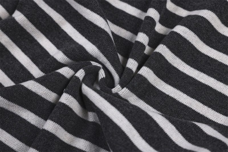 Wide-Leg Striped Pants with Colorblock Waistband – Men's Relaxed Fit