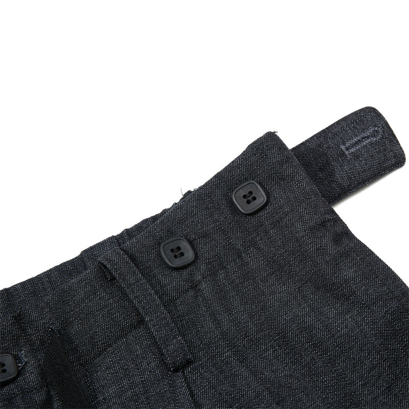Wide-Leg Pleated Trousers – Men's Loose Fit Draped Floor-Length Pants