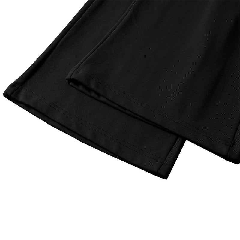 Sweatpants mit Multi-Logo-Print und weitem Bein – Lässige Streetwear-Hose mit geradem Schnitt