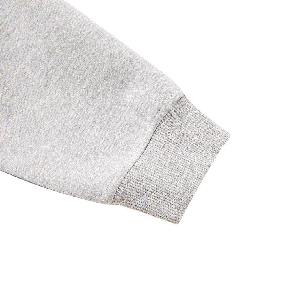 Mock Neck Full-Zip Sweatshirt Jacket – Relaxed Fit Fleece Zip-Up