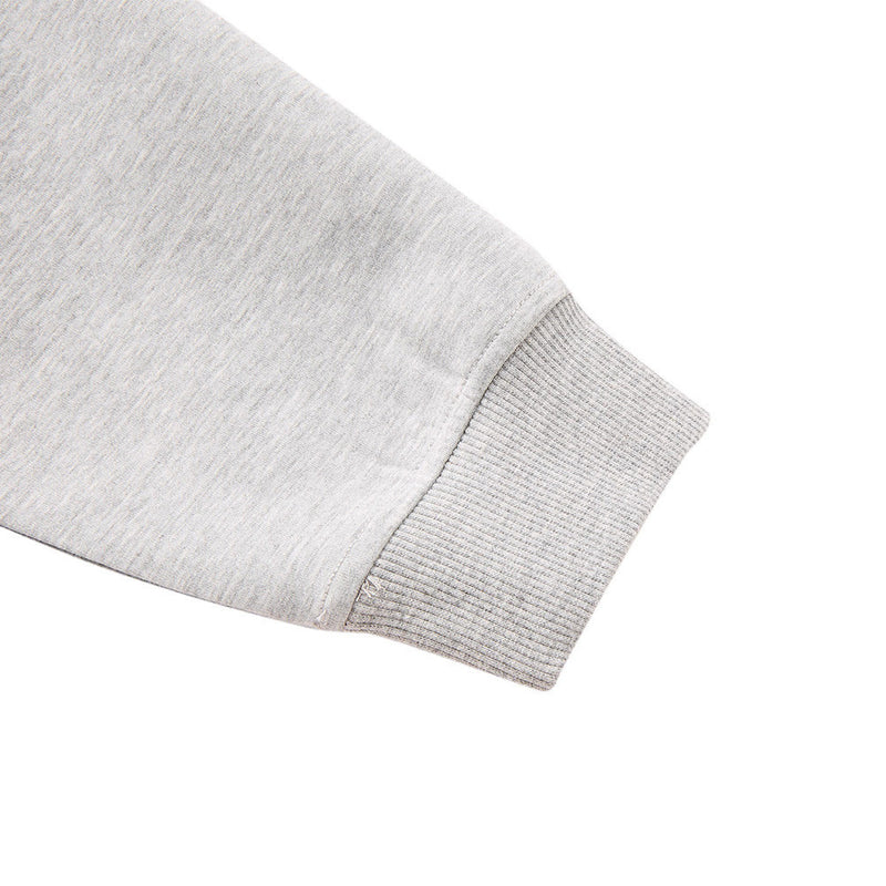 Mock Neck Full-Zip Sweatshirt Jacket – Relaxed Fit Fleece Zip-Up