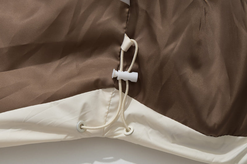 Doudoune oversize à capuche – Design matelassé déstructuré