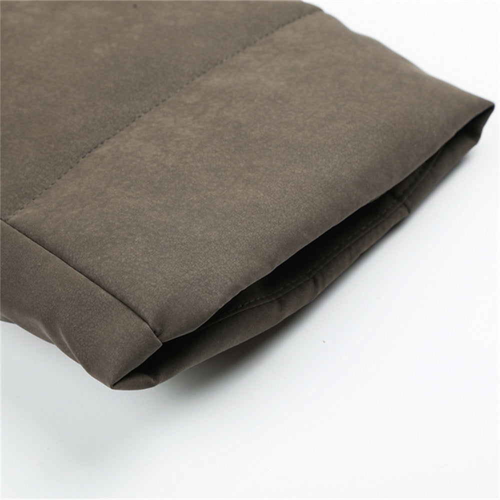 Doudoune à capuche – Manteau d'hiver matelassé à coupe décontractée