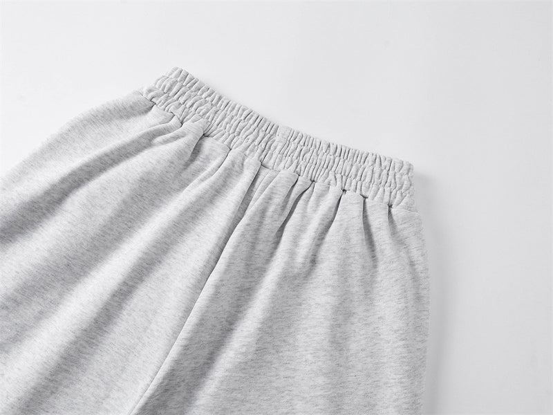 Sweathose mit weitem Bein, Cartoon-Charakter-Print und elastischem Bund