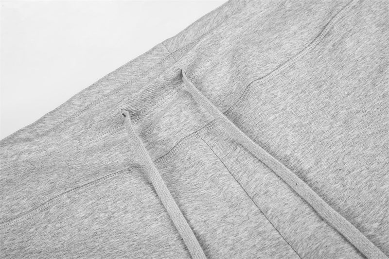 Pantalon de survêtement homme à jambes larges – Jogging évasé coupe décontractée avec taille à cordon