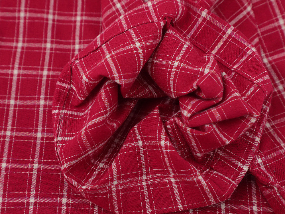 Paint Splatter Plaid Short Sleeve Shirt – Relaxed Fit Street Style