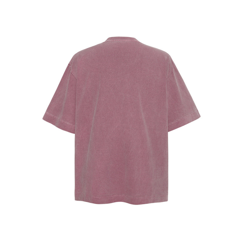 Oversized Graphic Washed T-Shirt – Vintage Street Style Short Sleeve Tee