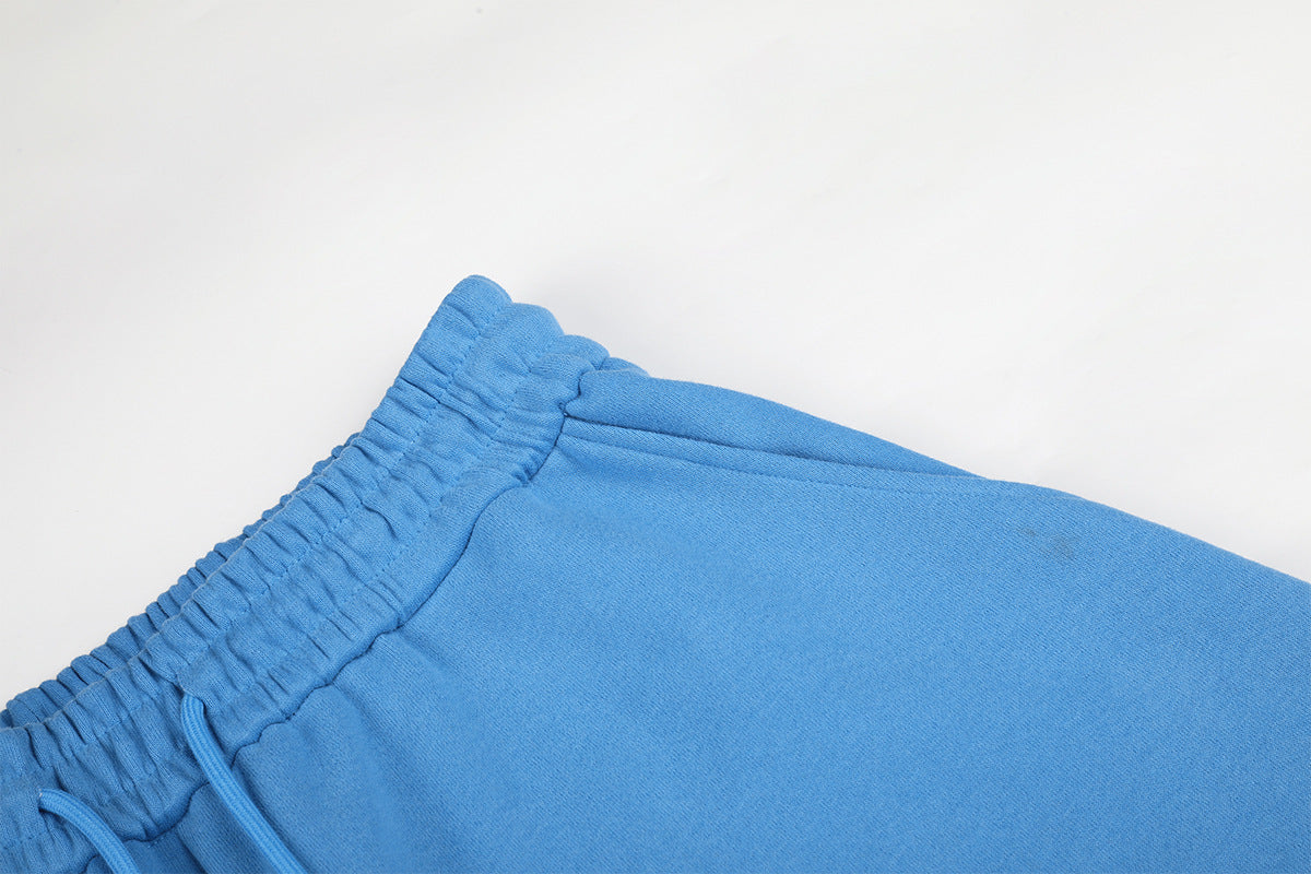 Pantalon de survêtement à jambes larges avec motif notes de musique – Jogging baggy streetwear