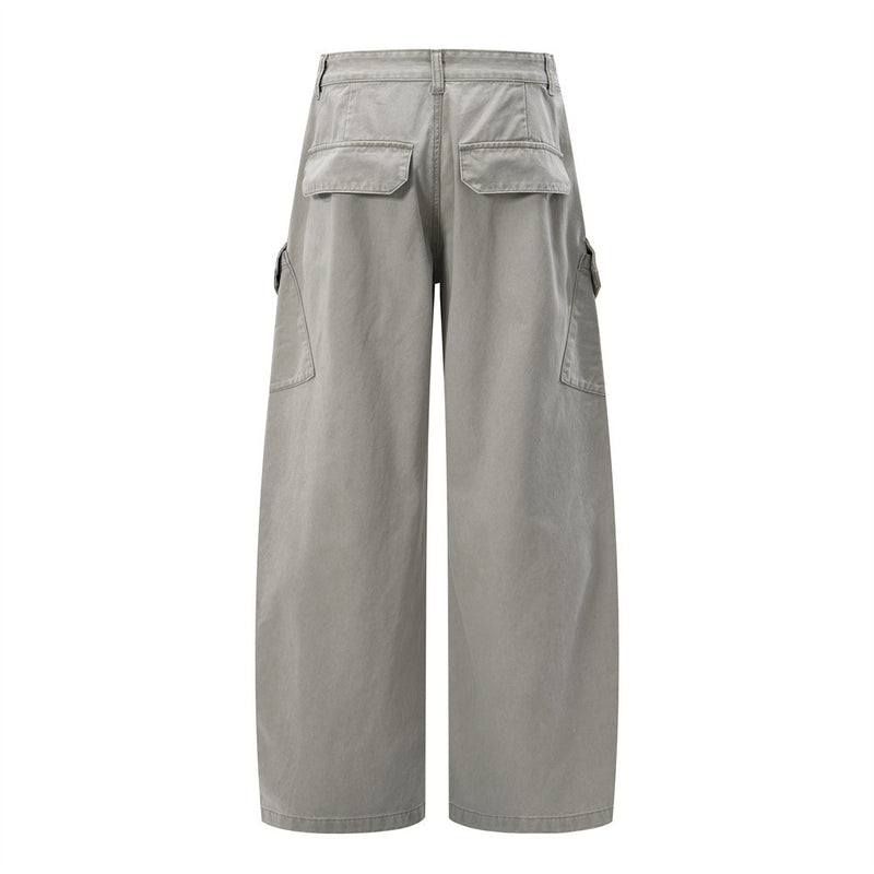 Pantalon cargo wide leg – Coupe décontractée workwear à poches multiples