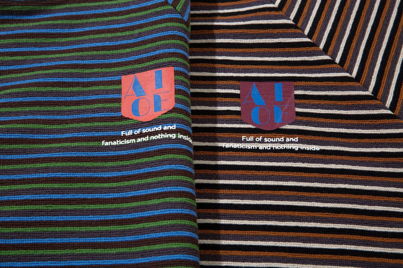 Striped Long Sleeve Crew Neck Shirt – Retro Campus Colorblock Tee