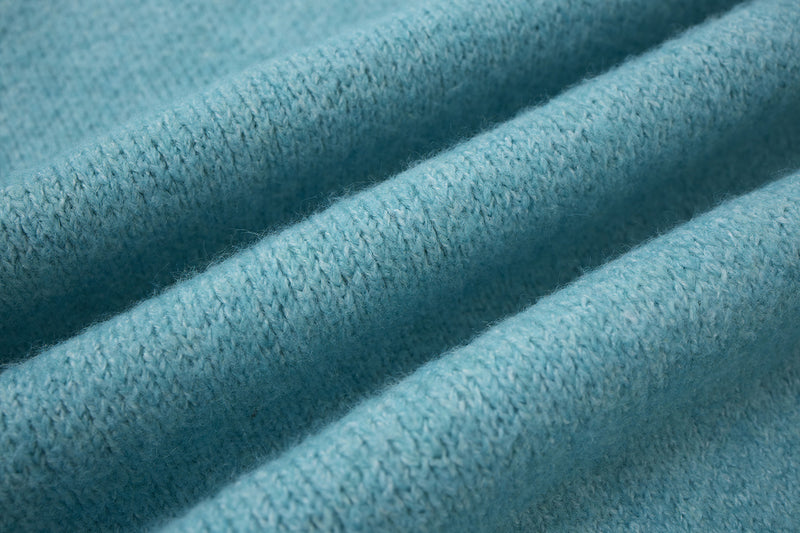 Gilet-pull zippé en maille jacquard avec imprimé lettres