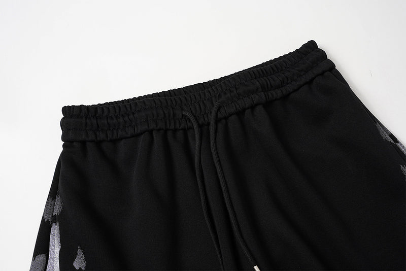 Pantalon de survêtement wide leg imprimé léopard – Jogger streetwear oversize