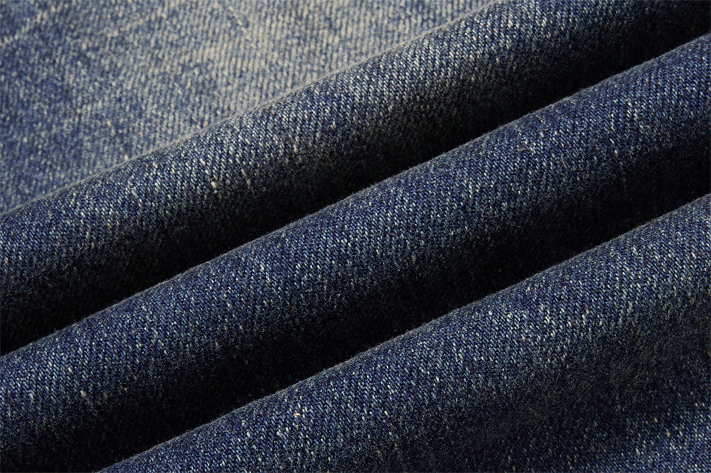 Vaqueros acampanados de pierna ancha para hombre – Denim vintage lavado y desgastado